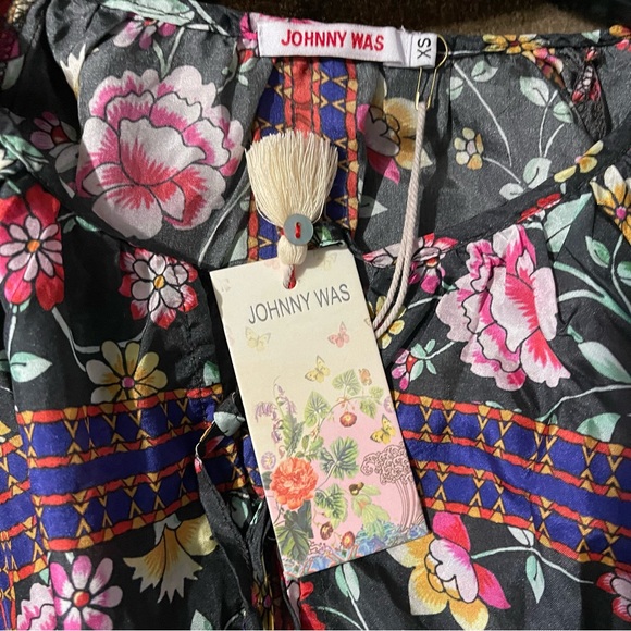 Johnny Was Lookout Electra Silk Tunic size XS - Picture 6 of 9
